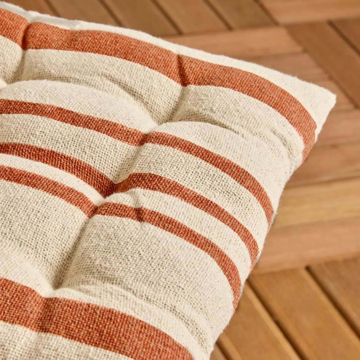 Coussin de chaise extérieur carré (38 x 38 cm) Nautira Orange