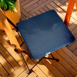 Coussin de chaise extérieur carré (40 x 40 cm) Sunset Bleu nuit