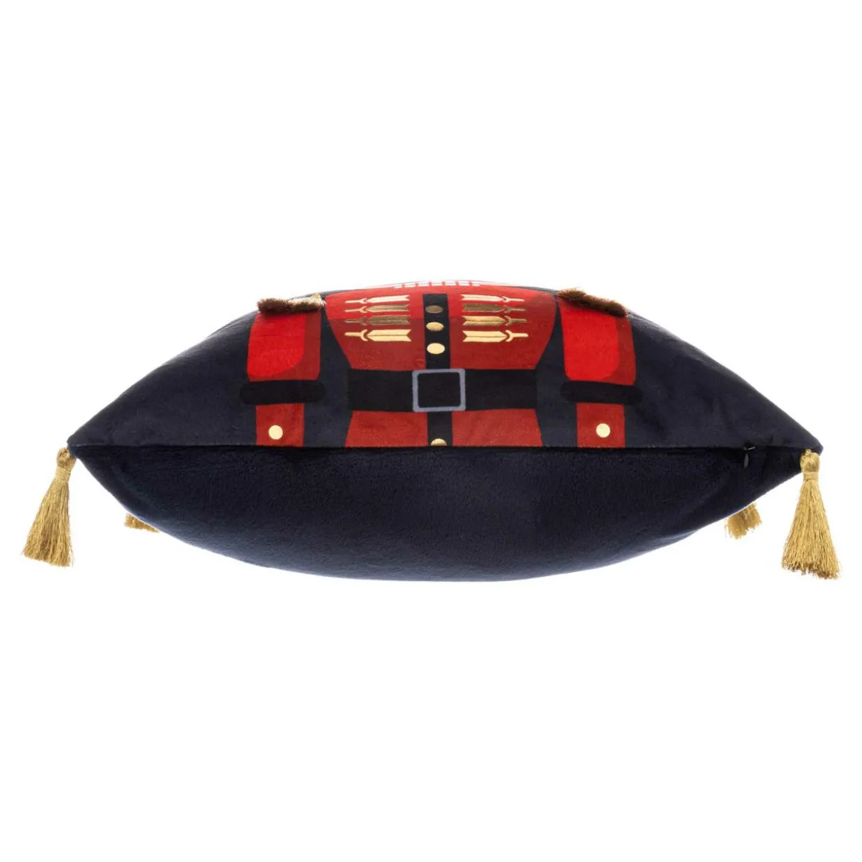 Coussin de Noël carré (40 cm) Casse-noisette Bleu marine