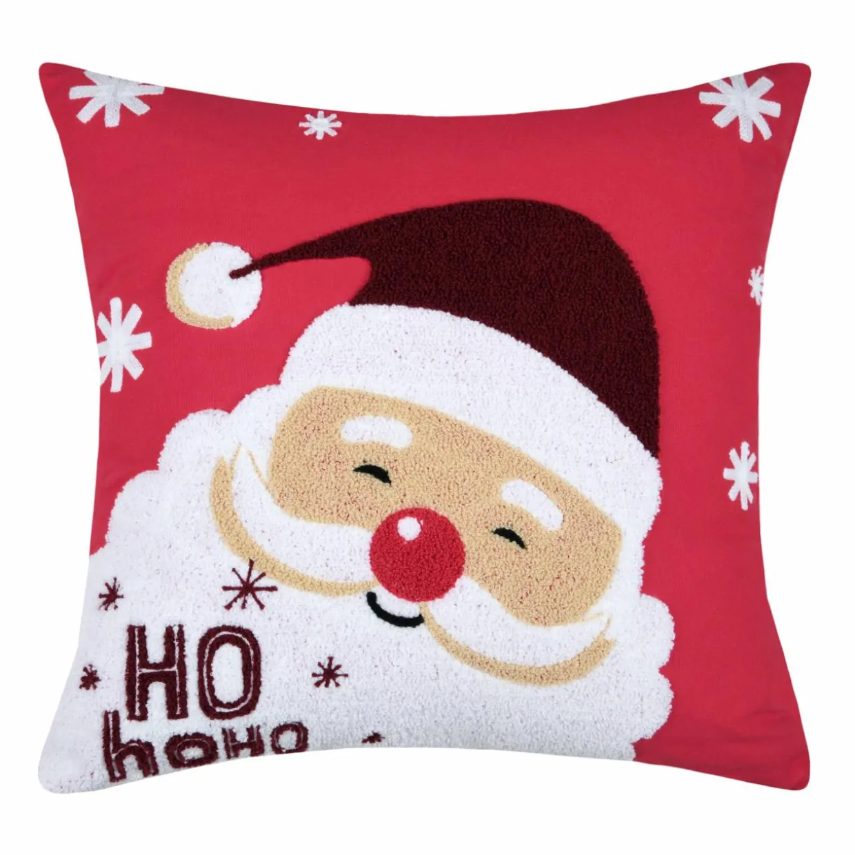 Coussin de Noël carré (45 cm) Falala Rouge