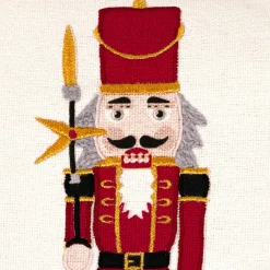 Coussin de Noël carré (45 x 45 cm) Soldat Casse-noisette Multicolore