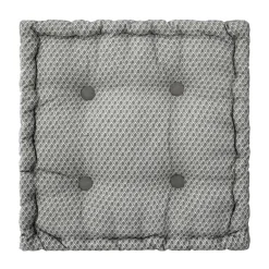 Coussin de sol carré coton (40 x 40 cm) Otto Gris