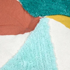 Coussin de sol coton (45 x 45 cm) Blokken Multicolore