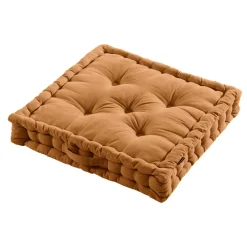 Coussin de sol coton (60 x 60 cm) Pixel Camel