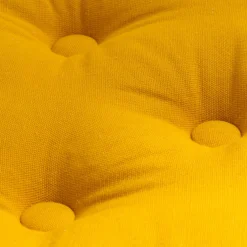 Coussin de sol coton (40 x 40 cm) Pixel Jaune moutarde