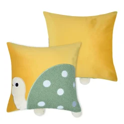 Coussin enfant carré (40 x 40 cm) Mimy Jaune