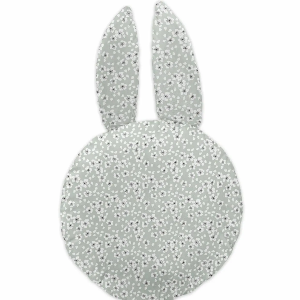 Coussin enfant Lapin (30 cm) Jardinage Blanc
