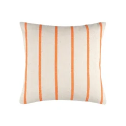Coussin extérieur carré toile de coton (50 x 50 cm) Ocealys Corail