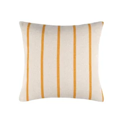 Coussin extérieur carré toile de coton (50 x 50 cm) Ocealys Jaune moutarde