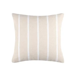 Coussin extérieur carré toile de coton (50 x 50 cm) Ocealys Blanc