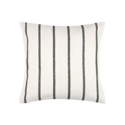 Coussin extérieur carré toile de coton (50 x 50 cm) Ocealys Noir