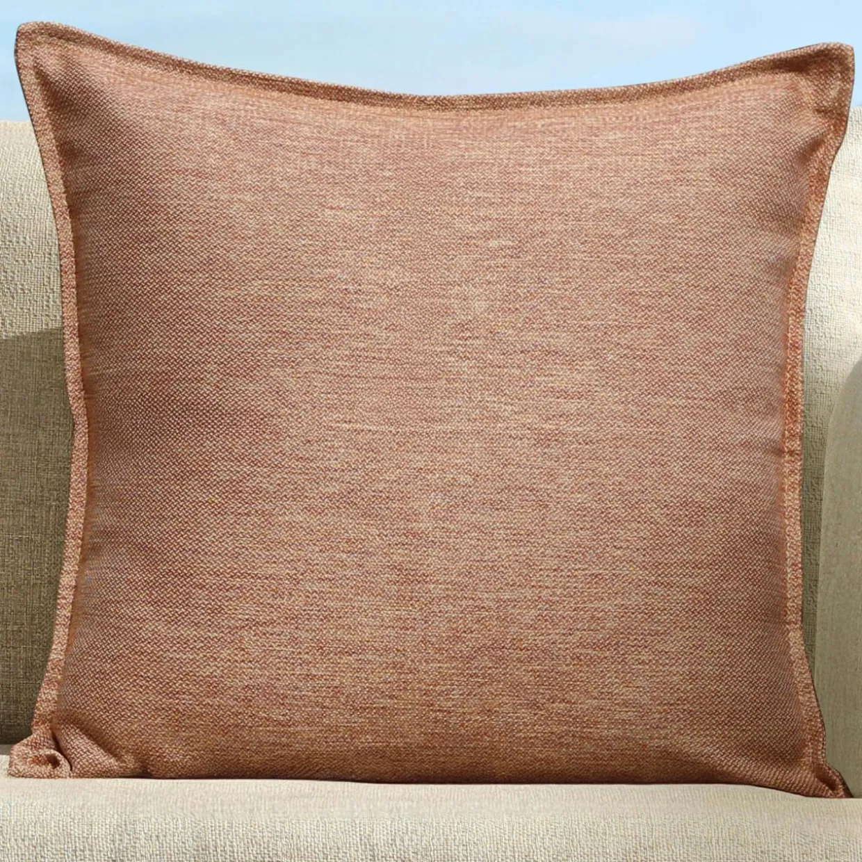 Coussin extérieur carré (45 x 45 cm) Kalena Terracotta