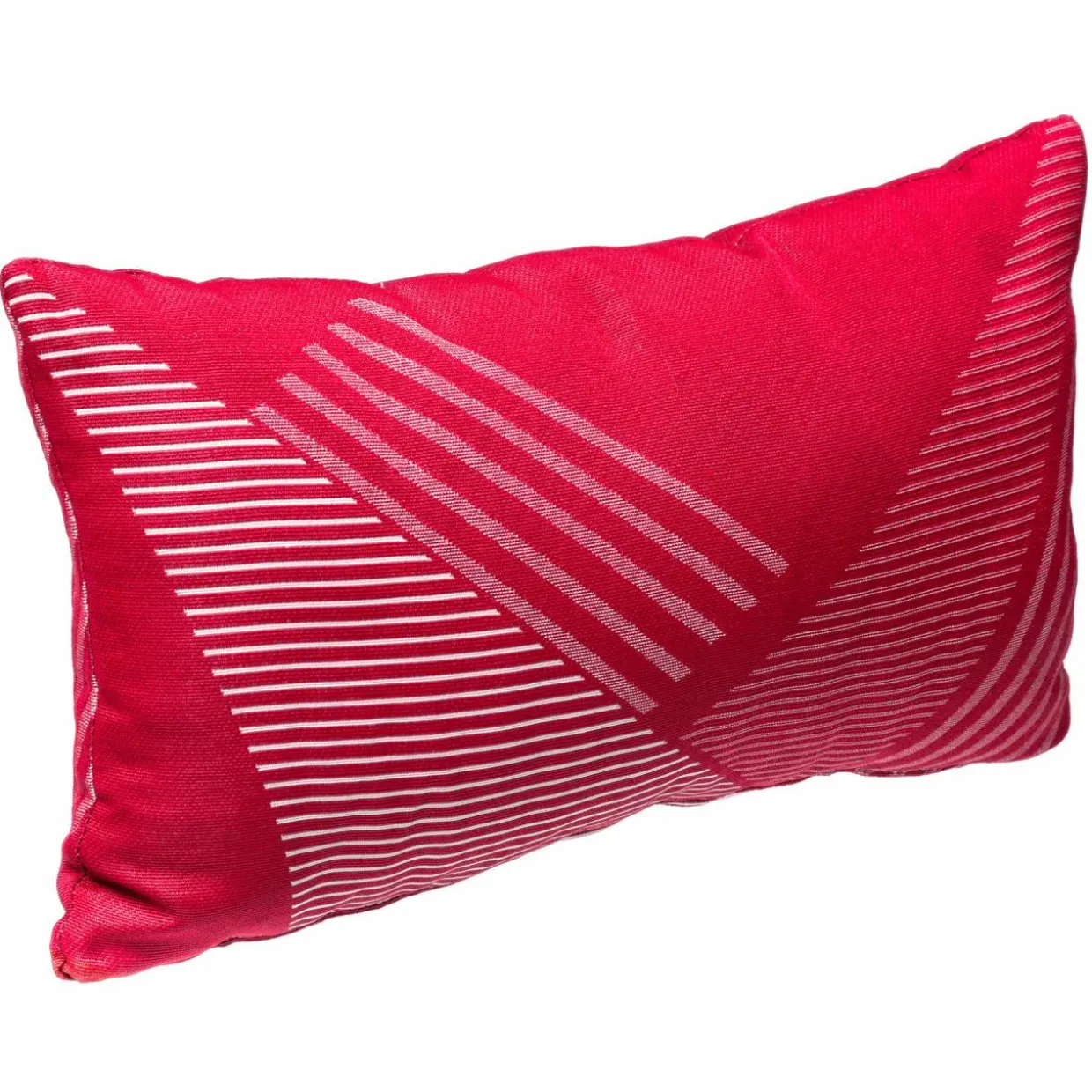 Coussin extérieur rectangulaire (30 x 50 cm) Jacquard Rouge grenade