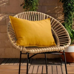 Coussin extérieur rectangulaire (40 x 60 cm) Sunset Jaune moutarde