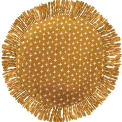 Coussin Lion rond enfant (40 cm) Charlie Multicolore