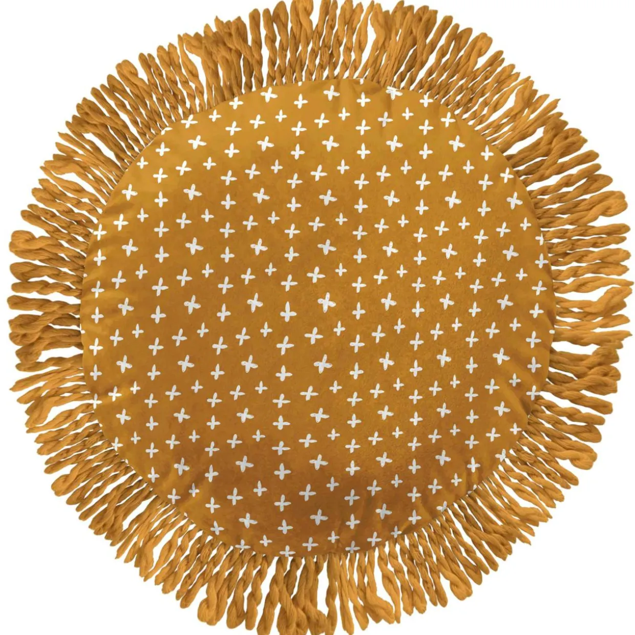 Coussin Lion rond enfant (40 cm) Charlie Multicolore