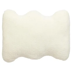 Coussin rectangulaire bouclette (35 x 48 cm) Bliss Blanc
