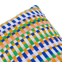 Coussin rectangulaire brodé (30 x 50 cm) Disso Multicolore