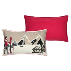 Coussin rectangulaire coton (35 x 60 cm) Villard Multicolore