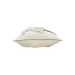 Coussin rectangulaire coton (30 x 50 cm) Sahara Ecru