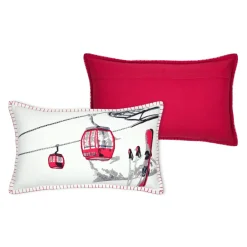 Coussin Rectangulaire Coton (35 x 60 cm) Villard Ecru