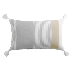 Coussin rectangulaire coton (30 x 50 cm) Iliade Blanc