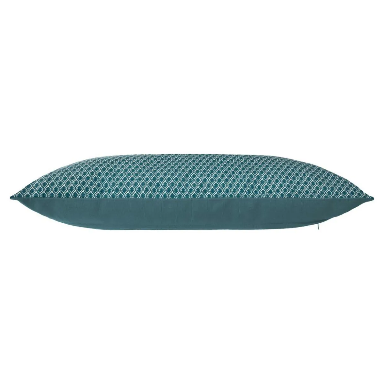 Coussin rectangulaire coton (30 x 50 cm) Otto Bleu canard