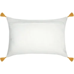 Coussin rectangulaire coton (40 x 60 cm) Emmy Blanc