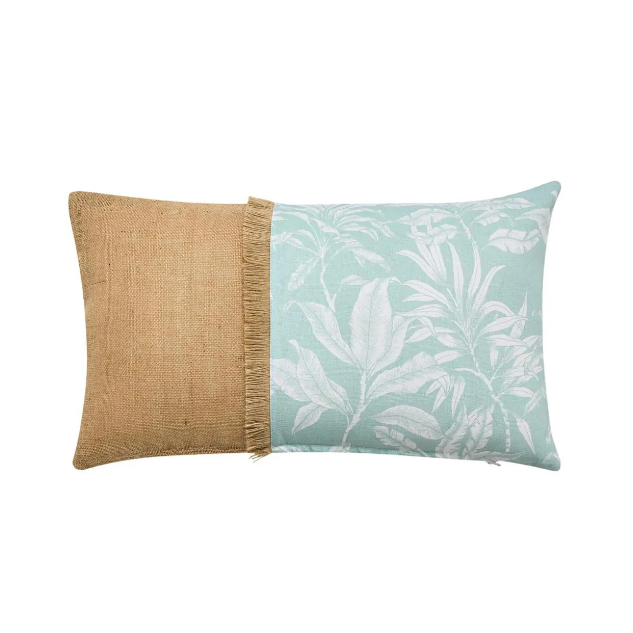 Coussin rectangulaire coton (30 x 50 cm) Hera Bleu