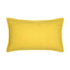 Coussin rectangulaire coton (30 x 50 cm) Blokken Jaune moutarde
