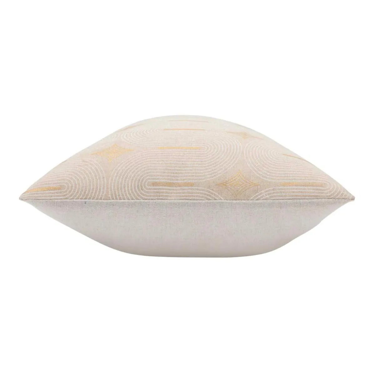 Coussin rectangulaire coton (40 x 60 cm) Ondine Blanc