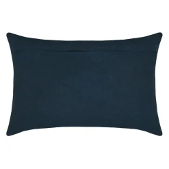 Coussin rectangulaire coton (40 x 60 cm) Bordemer Bleu jeans