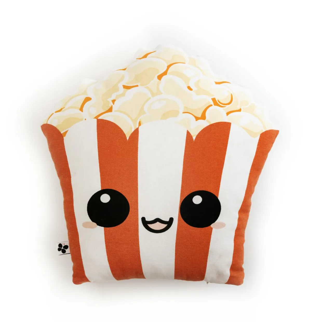 Coussin rectangulaire enfant coton (40 x 42 cm) Fresh popcorn Rouge