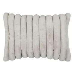 Coussin rectangulaire fausse fourrure (50 x 80 cm) Polary Beige