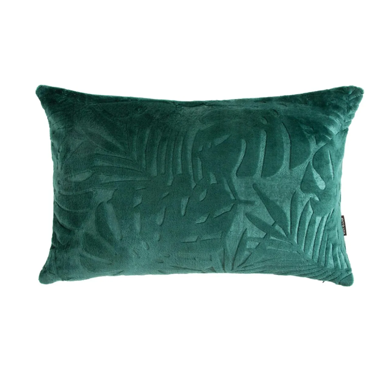 Coussin rectangulaire flanelle (40 x 60 cm) Flore Vert