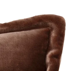 Coussin rectangulaire flanelle (38 x 58 cm) Cuddly Marron