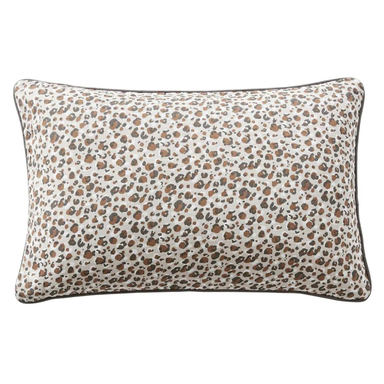 Coussin rectangulaire gaze de coton (40 x 60 cm) Rosa Marron