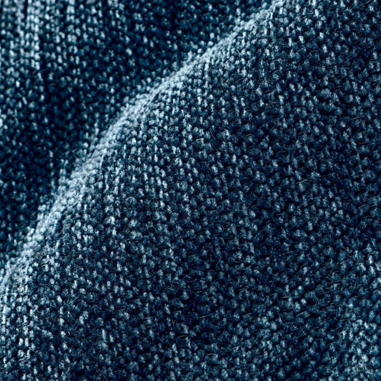 Coussin rectangulaire tissé (40 x 60 cm) Magnus Bleu nuit