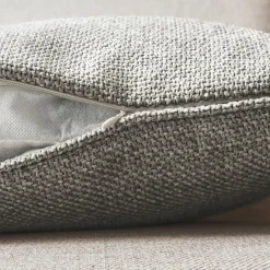 Coussin rectangulaire tissé (40 x 60 cm) Alba Taupe