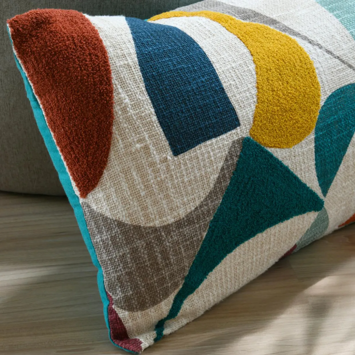 Coussin rectangulaire tufté (40 x 60 cm) Blokken Multicolore