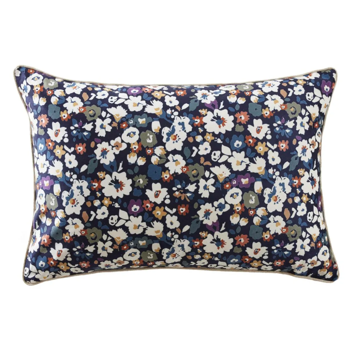 Coussin rectangulaire velours (40 x 60 cm) Dolores Bleu