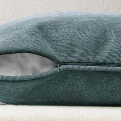 Coussin rectangulaire (40 x 60 cm) Minuit Gris bleu