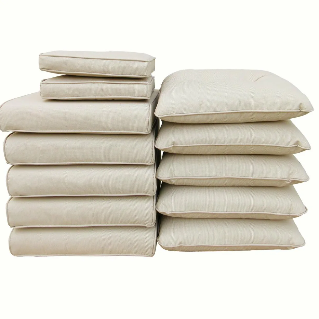 Coussins de remplacement pour salon de jardin Tivoli - Beige