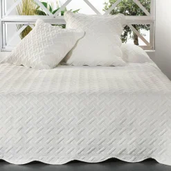 Couvre-lit et taie d'oreiller (180 x 240 cm) Californie Beige