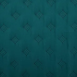 Couvre-lit et taies d'oreiller (240 x 260 cm) Kalia Bleu canard