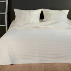 Couvre-lit et taies d'oreiller (250 x 260 cm) Riviera Beige