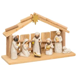 Crèche de Noël complète (H30 cm) Sainte-Carmen
