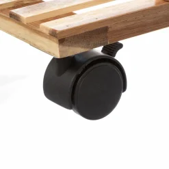 Desserte de cuisine 4 niveaux (H88 cm) Natureo Noir