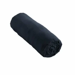 Drap housse gaze de coton (200 x 200 cm) Gaïa Bleu nuit