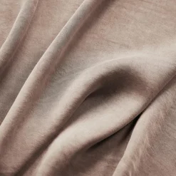 Drap housse lyocell Tencel™ lavé (160 x 200 cm) Olivia Rose blush